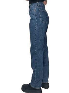 Manager High-Waist Straight Leg Jeans - Classic Blue